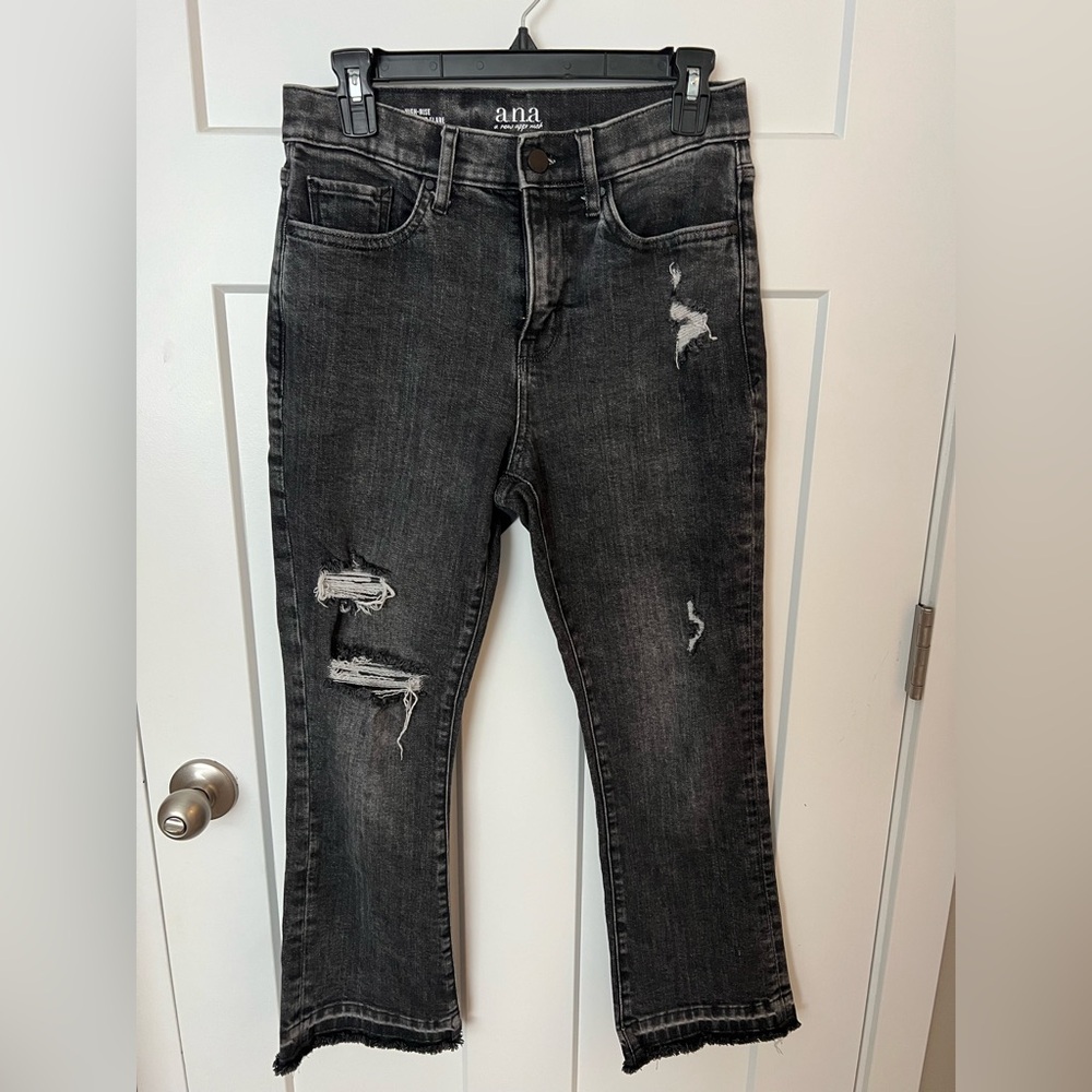a.n.a High Rise Cropped Flare Jeans